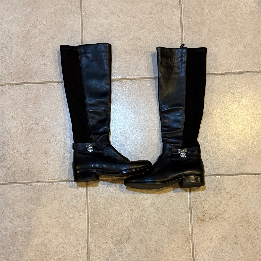 Michael Kors Black Knee-High Boots